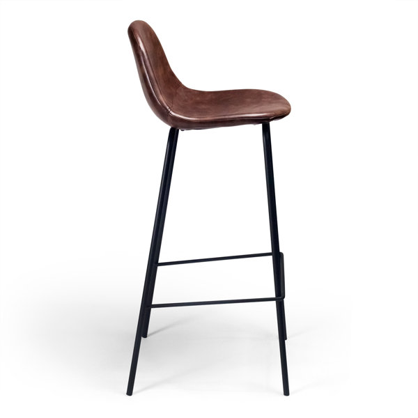 AllModern Kody Vegan Leather Bar & Counter Stool & Reviews Wayfair